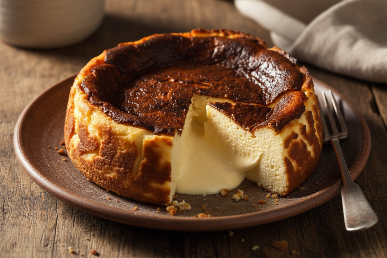 Pastel de queso vasco